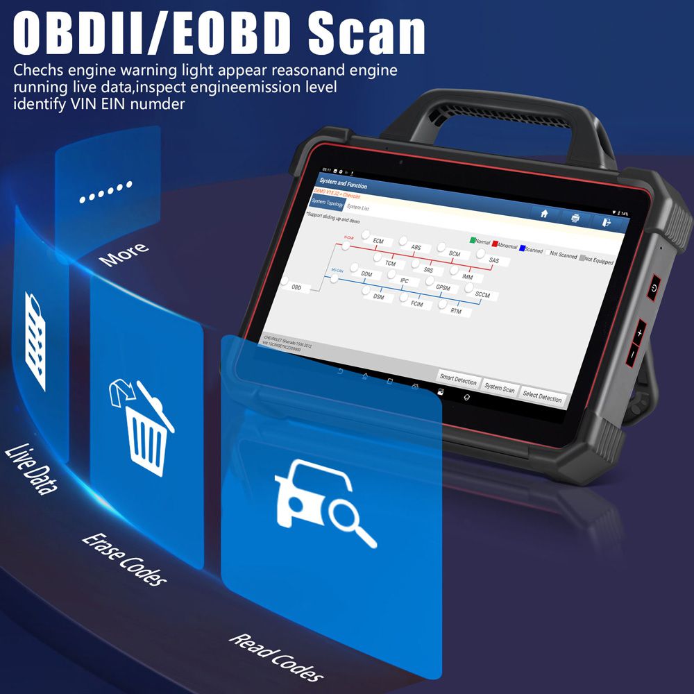 LAUNCH X431 PAD VII OBDII SCAN