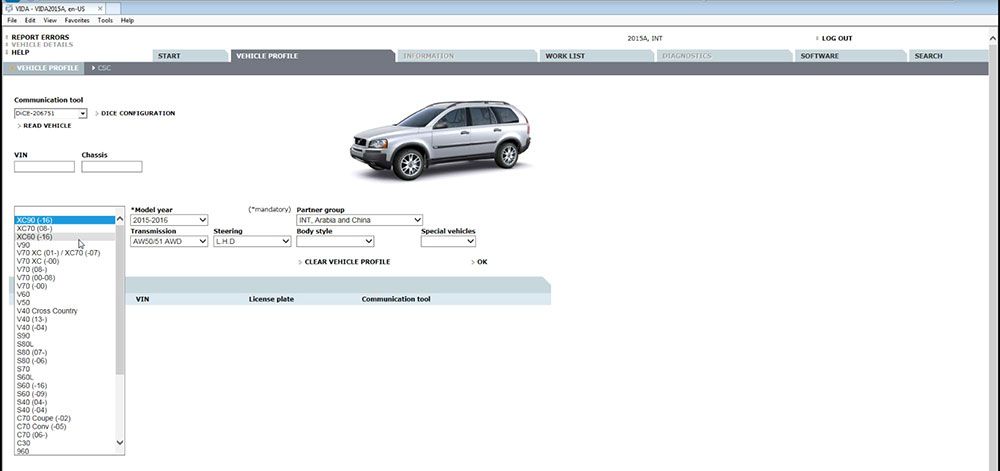 Volvo Vida Dice 2015A Software