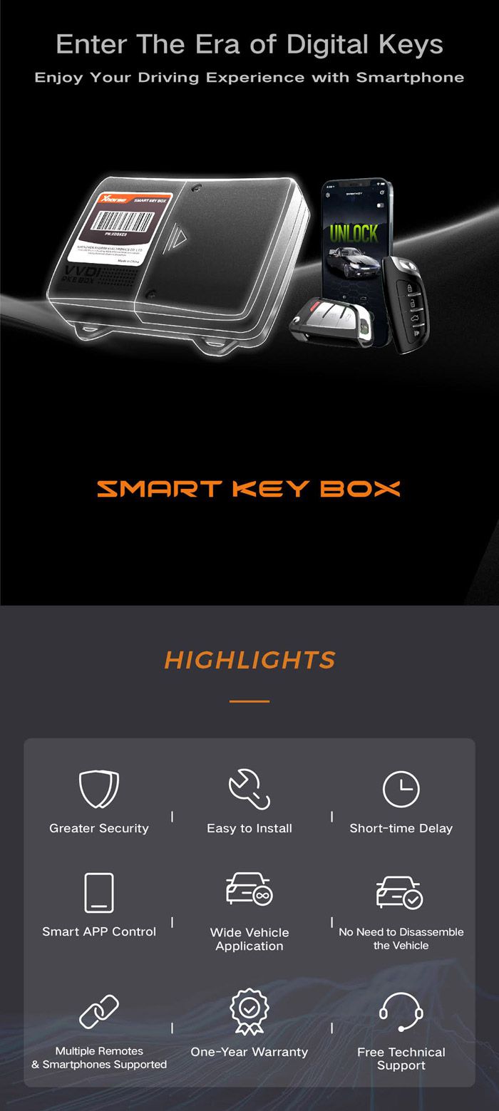 Xhorse Smart Key Box XDSKE0EN